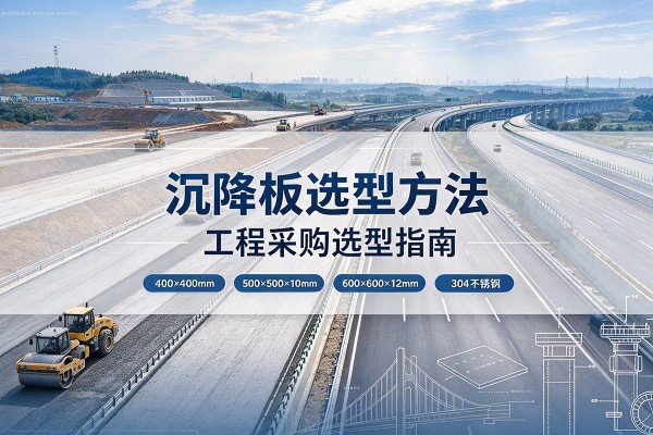 赤城沉降板选择方法