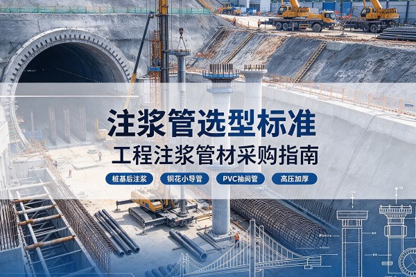 赤城注浆管选型标准