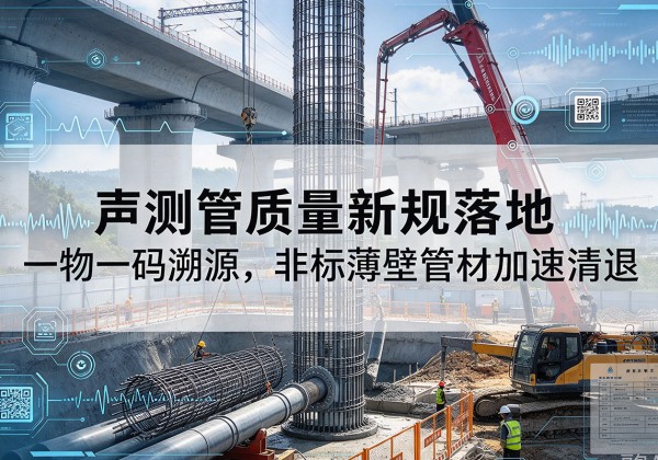 赤城声测管质量新规落地，一物一码溯源，非标薄壁管材加速清退
