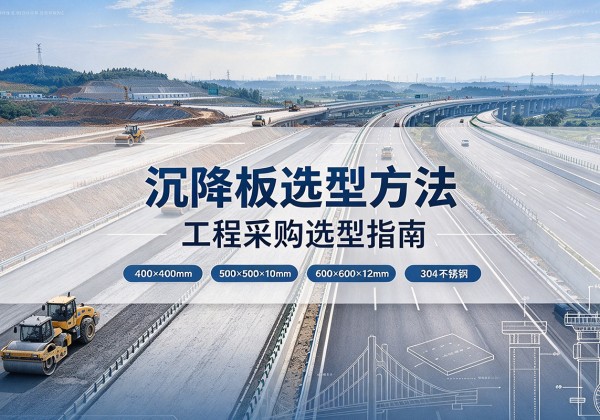 赤城沉降板选择方法